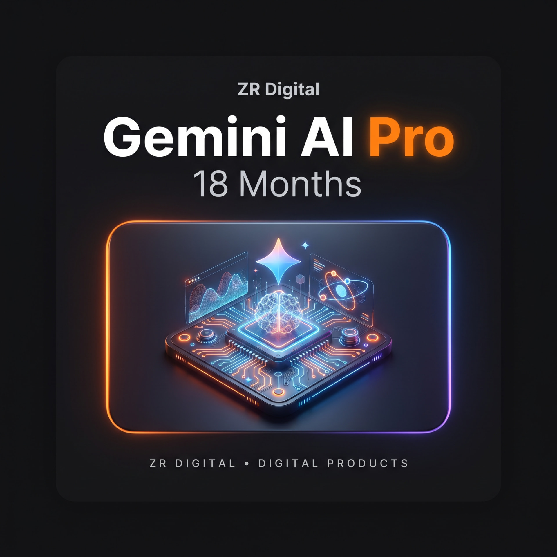 Google Gemini AI Pro — 18 mois